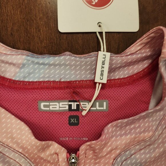Castelli women's short sleeve half zip jersey in size XL - Picture 3 of 8